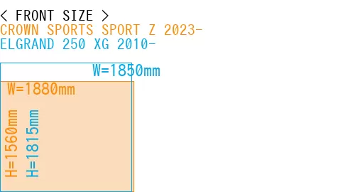 #CROWN SPORTS SPORT Z 2023- + ELGRAND 250 XG 2010-